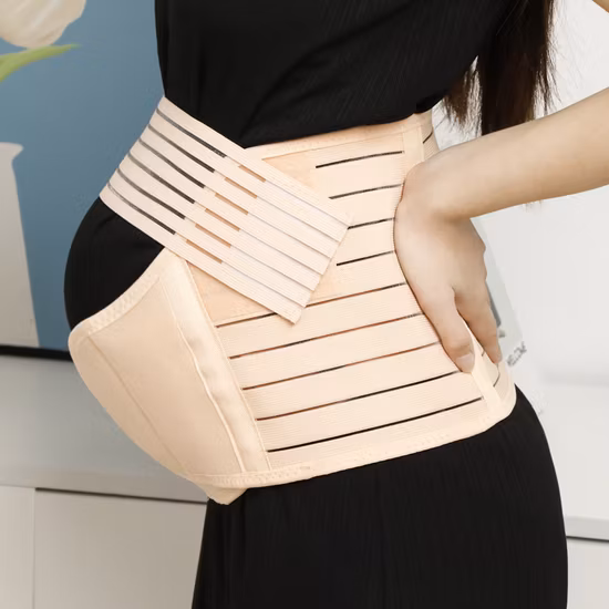 Cinto abdominal respirável para mulheres grávidas e gestantes