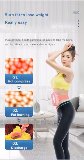 Ningdecrius 2022 Factory Vibrating Belly Shape Workout Sweat Shaper Barriga Belly Waist Trimmer Infrared Fat Burning Electric Slimming Belts for Women