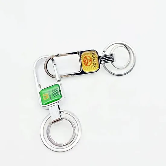 Chaveiro de carro masculino criativo pingente tipo botão na cintura chaveiro pendurado na cintura corrente